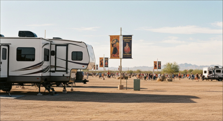 RV rental for Arizona Renaissance Festival near Apache Junction AZ