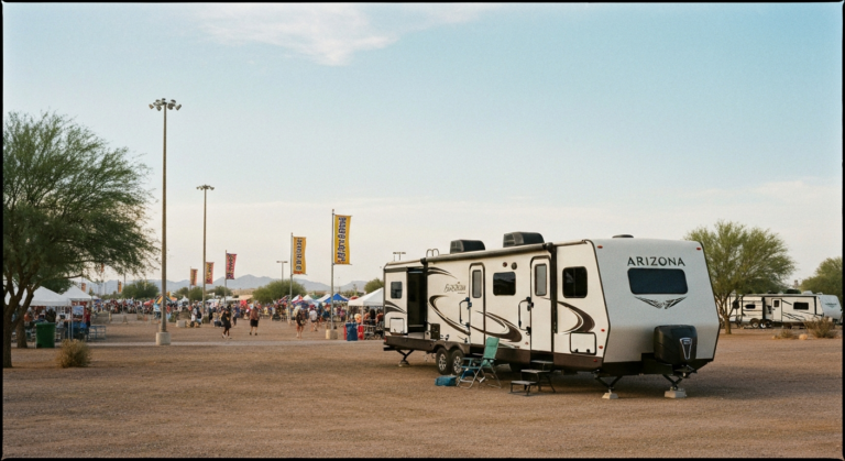 RV rental for Arizona State Fair near Apache Junction AZ