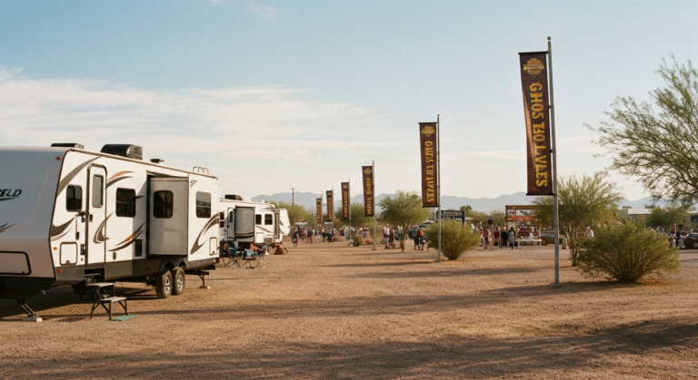 RV rental for Goldfield Ghost Town Events near Apache Junction AZ