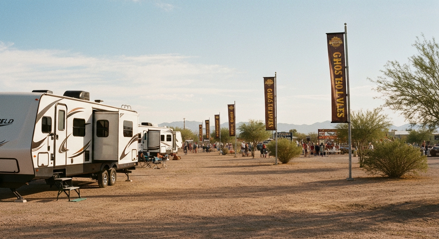 RV rental for Goldfield Ghost Town Events near Apache Junction